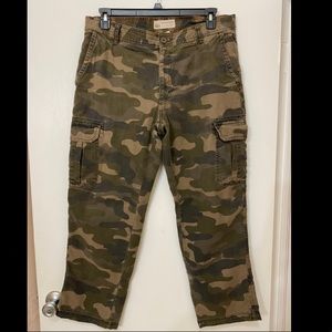 camo cargo pants